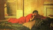 John William Waterhouse The Remorse of the Emperor Nero after the Murder of his Mother Sweden oil painting artist